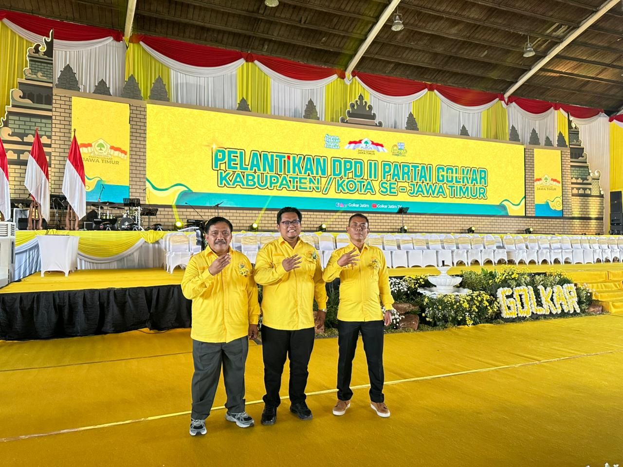 Perkuat Struktur Hingga Akar Rumput, Pengurus DPD II Golkar Se-Jawa Timur Resmi Dikukuhkan